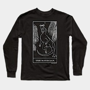 Magician Dinosaur Dilophosaurus Tarot Long Sleeve T-Shirt